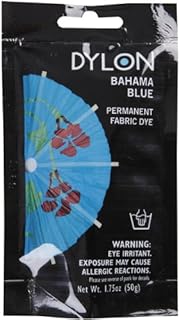 Dritz New - Dylon Permanent Fabric Dye 1.75 Ounce-Bahama Blue