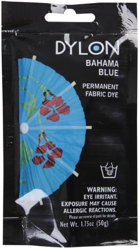 Dritz New - Dylon Permanent Fabric Dye 1.75 Ounce-Bahama Blue