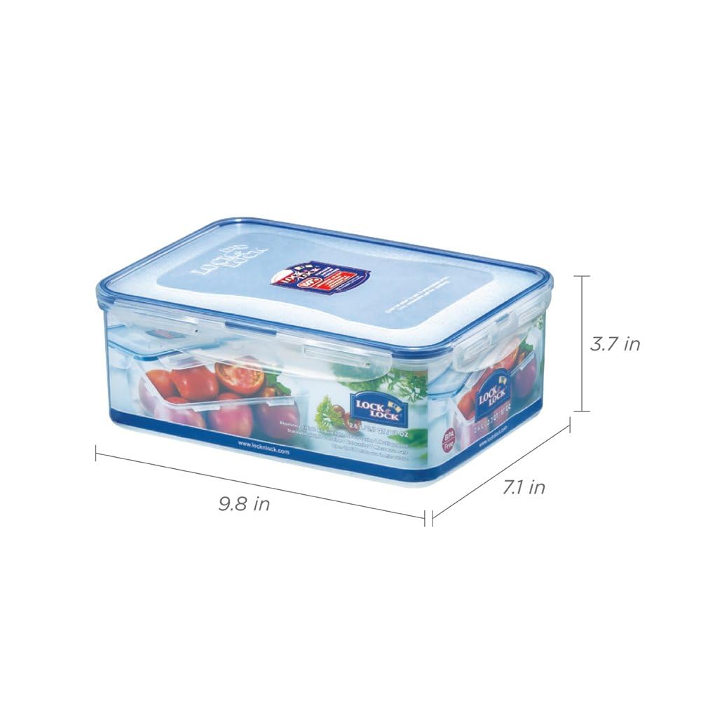 LOCK & LOCK HPL826-3 contenitori rettangolari impilabili da 2,6 l