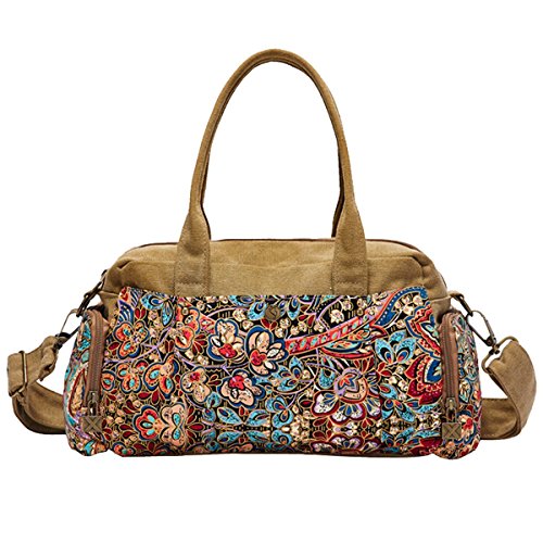 Win8Fong - Bolsos de Lona Mujer