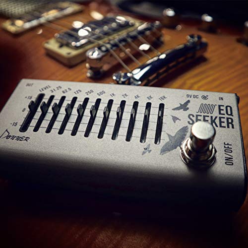 Donner Eq Pedal, 10 Band Equalizer Pedal, Eq Seeker For Guitar And Bass True Bypass #TOP5