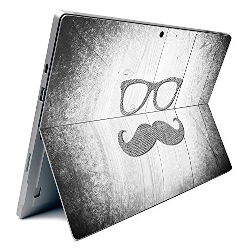 Image of MightySkins Carbon Fiber Skin for Microsoft Surface Pro 7 - Hipster | Textured Carbon Fiber Finish | Easy to Apply, Remove, and Change Styles | Made in The USA