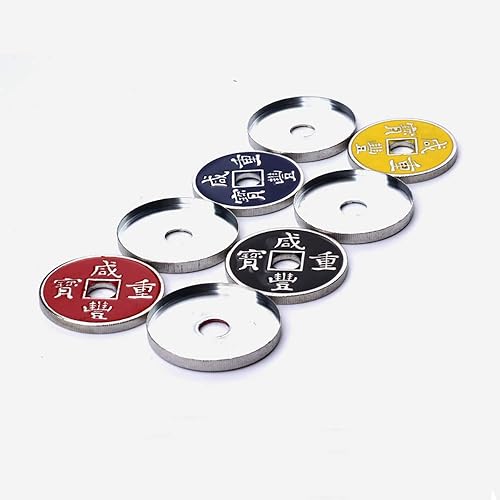 Miniatura 2 de Moneda mágica-Monedas chinas con conchas expandidas Juegos de magia Trucos de magia 4 monedas monedas antiguas Accesorios de accesorios mágicos