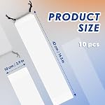 Sac de jeu pour TCG – 10 Sacs de rangement en polyéthylène blanc givré, trousse de voyage réutilisable pour les tapis de jeu de cartes de trading, grandes valises de tapis de jeux portables