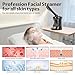Hair Steamer 2 in 1 Face Steamer,Ozone Facial Steamer, Portable Tabletop Steamer Moisturizing Hydration Suitable for Home and Salon Personal Care