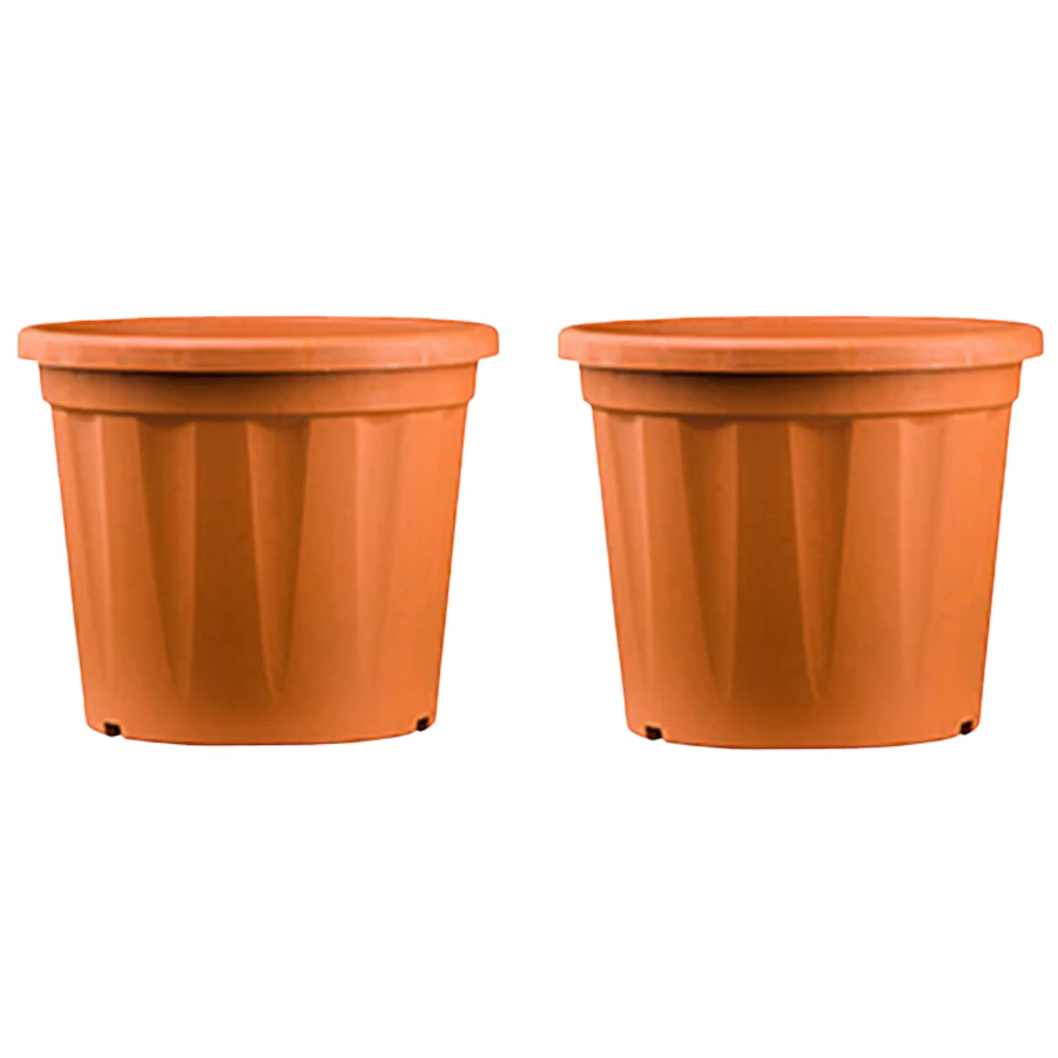 Hug A Plant | Heavy Duty 24 Inch Plastic Planter | Grower Pot/Garden Pot for Home & Garden (24INCH | 60CM) (Pack of 2, Terracotta) (B0CPDRL1RY) Amazon Price History, Amazon Price Tracker