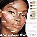 6 Colors Cream Contour Stick Makeup Contour Kit, Double-ended Cream Bronzer for Sculpt, Highlighter and Blush Stick Makeup Kit, Matte & Dewy Finish (SET A)