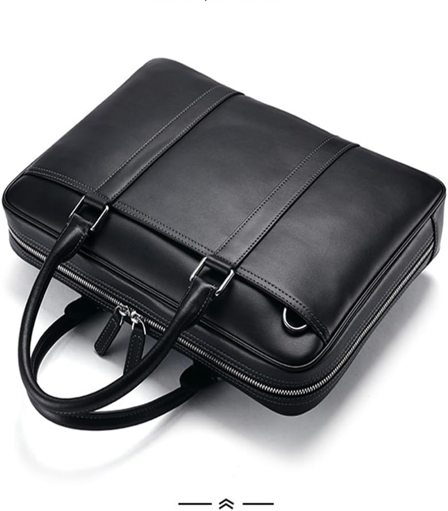 Men's Bags Business Leather Clutch Casual Briefcase Single Shoulder Crossbody Handbag