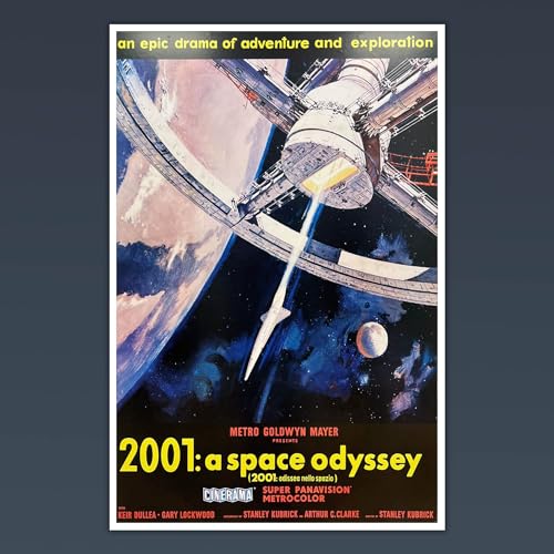 Grande affiche murale 2001 Odyssée Dans L'Espace idée cadeau cinéma culte