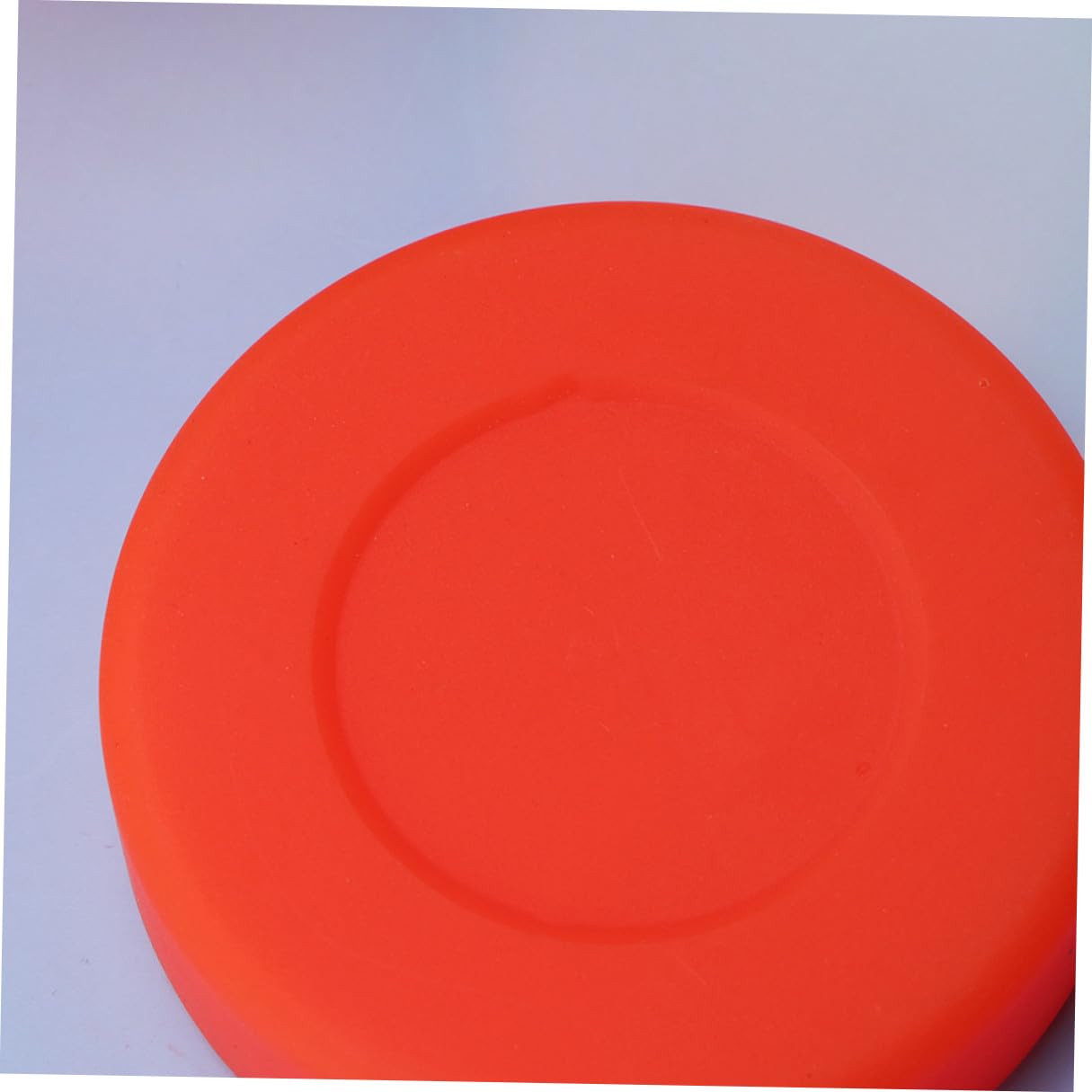 Palets de Hockey Glace en Caoutchouc Rouge 10 Pcs, Rebond Faible