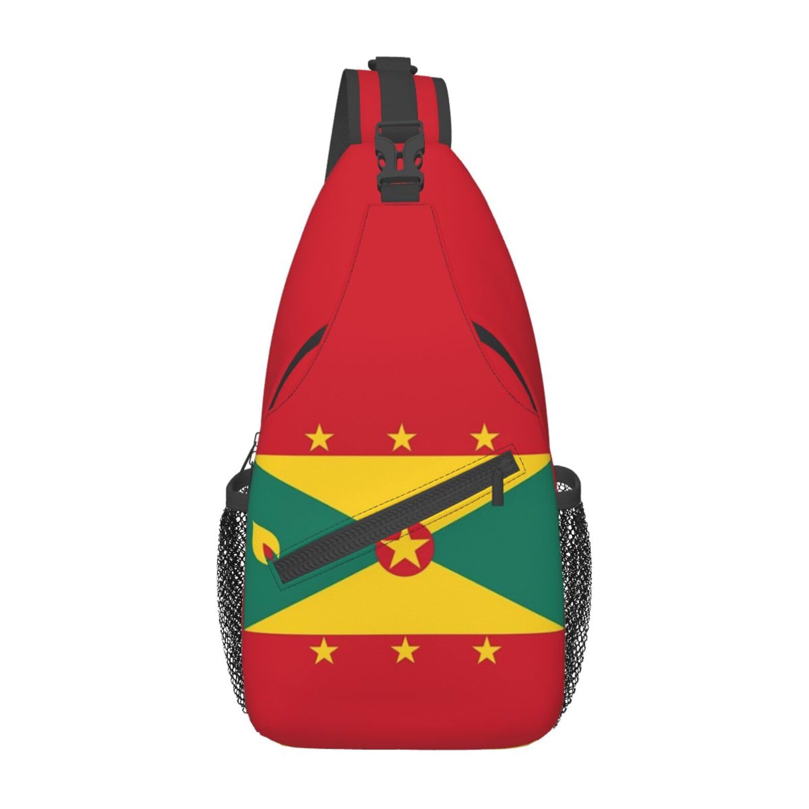 skdjowu Grenada Flag Sling Bag Crossbody Backpack Grenadian Travel Hiking Daypack Shoulder Chest Bag for Women Men