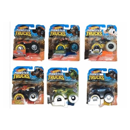 Mattel in Scala Hot Wheels-Monster Truck Coches de Juguetes 1:64, Modelos Surtidos, Multicolor FYJ44