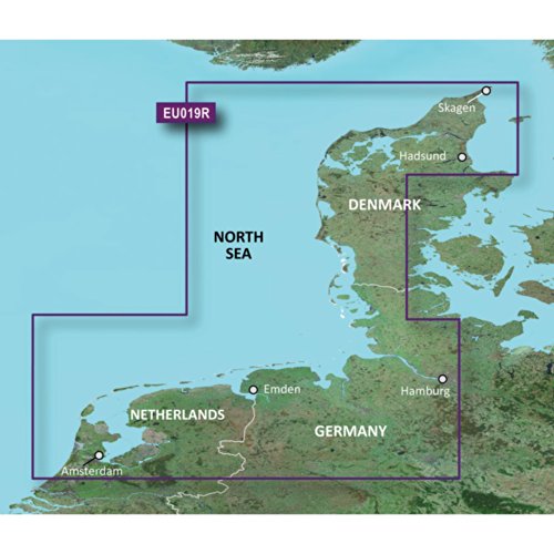 Garmin HXEU019R Alborg to Amsterdam 010-C0776-20 cartographie maritime BlueChart g3