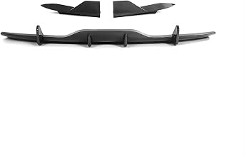 Carbon Fiber Rear Bumper Lip Diffuser with Side Apron Compatible for Tesla 21-23 Model S VS Style