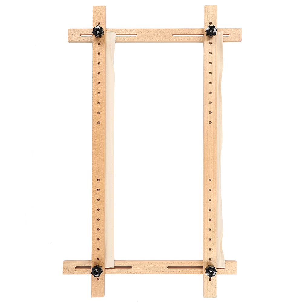 Bastidor de Bordado, Bastidor Acolchado de 60 X 100 Cm, Longitud Ajustable para Costura de Bordado