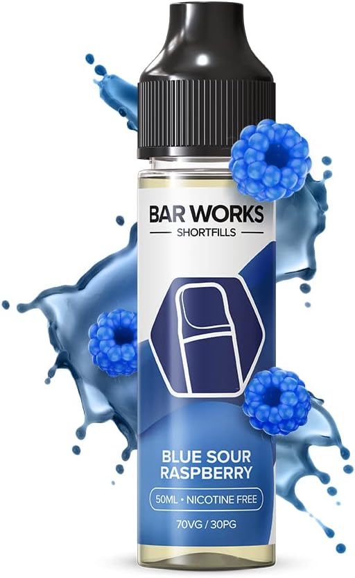 50ml Blue Sour Raspberry E Liquid 70/30 Vape E Liquid Ecig Juice