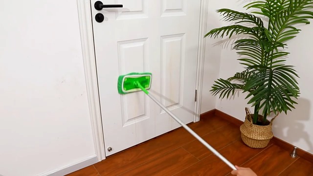 16 Pezzi Cuffietta in Microfibra per Swiffer, Straccio Lavapavimenti per Uso Umido e Secco,Panni Riutilizzabili microfibra (verde