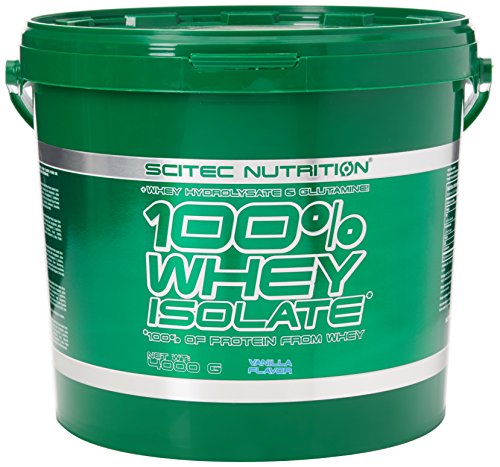 Scitec Nutrition 100% Whey Isolate Proteína, Vainilla - 4000 g