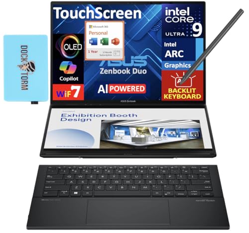 Image of ASUS Zenbook Duo ux8406 AI 2-in-1 Laptop 14.0 inch Touch OLED 3K 120Hz Display