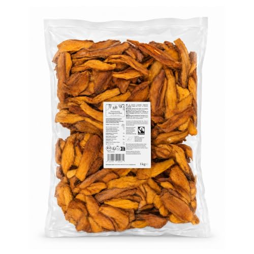 KoRo - Bio Fairtrade Mangostreifen Brooks 1 kg - Fruchtig-süß - Ungeschwefelt - Ohne Zuckerzusatz*