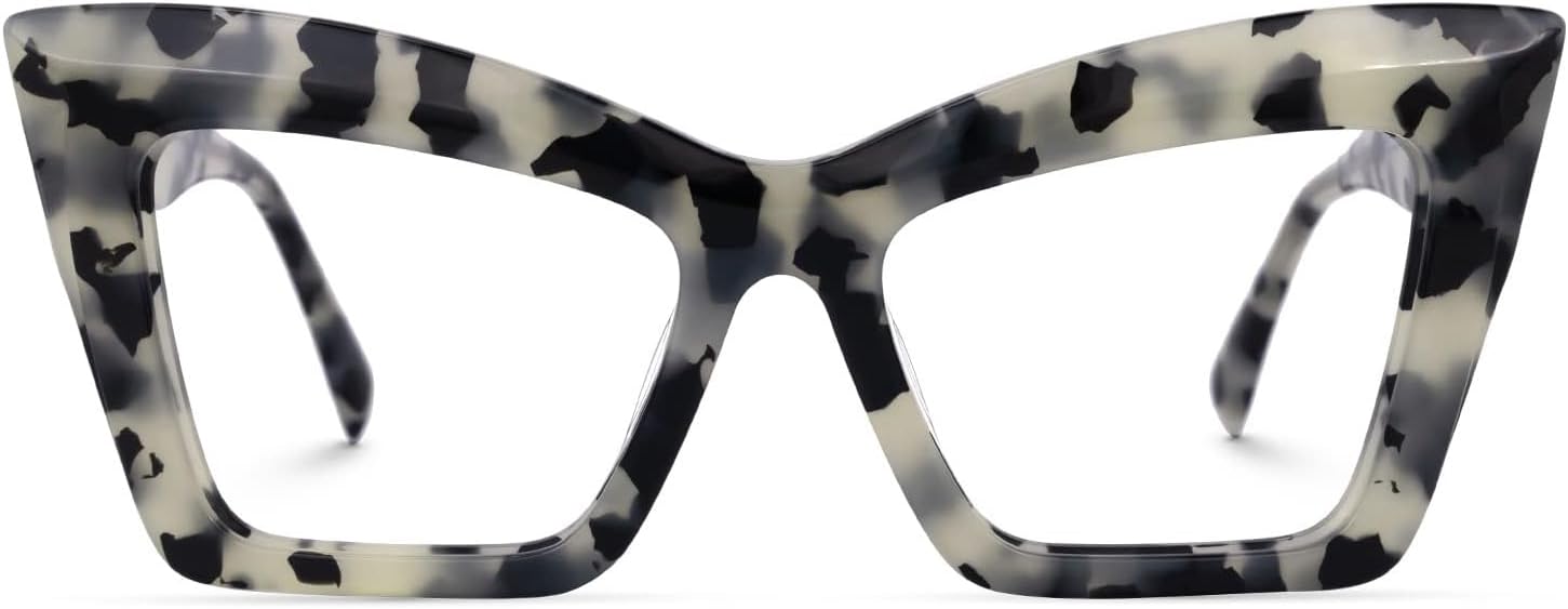 Zeelool Fashion Cat Eye Glasses Frame for Women with Non-prescription Clear Lens Boland ZJGA939170