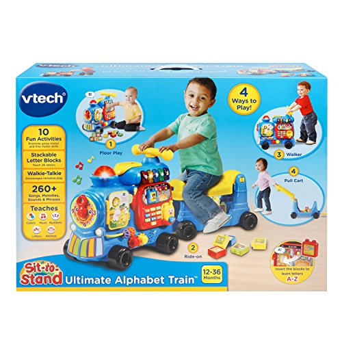VTech Sit-to-Stand Ultimate Alphabet Train, Blue - image 6