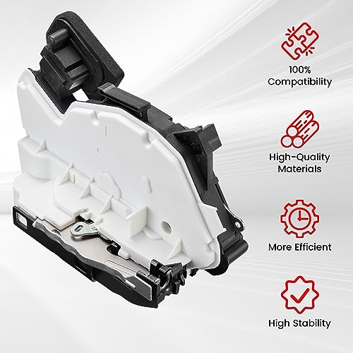 SYERAL Door Lock Actuator 5K1837016E Front Right Passenger Side Door Latch Compatible with Volkswagen Atlas Cross Sport Beetle e-Golf Golf GTI Jetta Passat Tiguan - Thumbnail 3