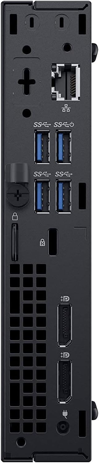 Dell Optiplex 7060 Micro Ordinateur de Bureau Mini, Intel Core i5-8500T, 16 Go de RAM, SSD 256 Go, Bluetooth & Wi-FI, Clavier Américain (QWERTY), Windows 11 Pro (Reconditionné)