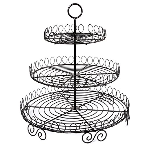 Creative Home Iron Works 3-Tier Cupcake Stand