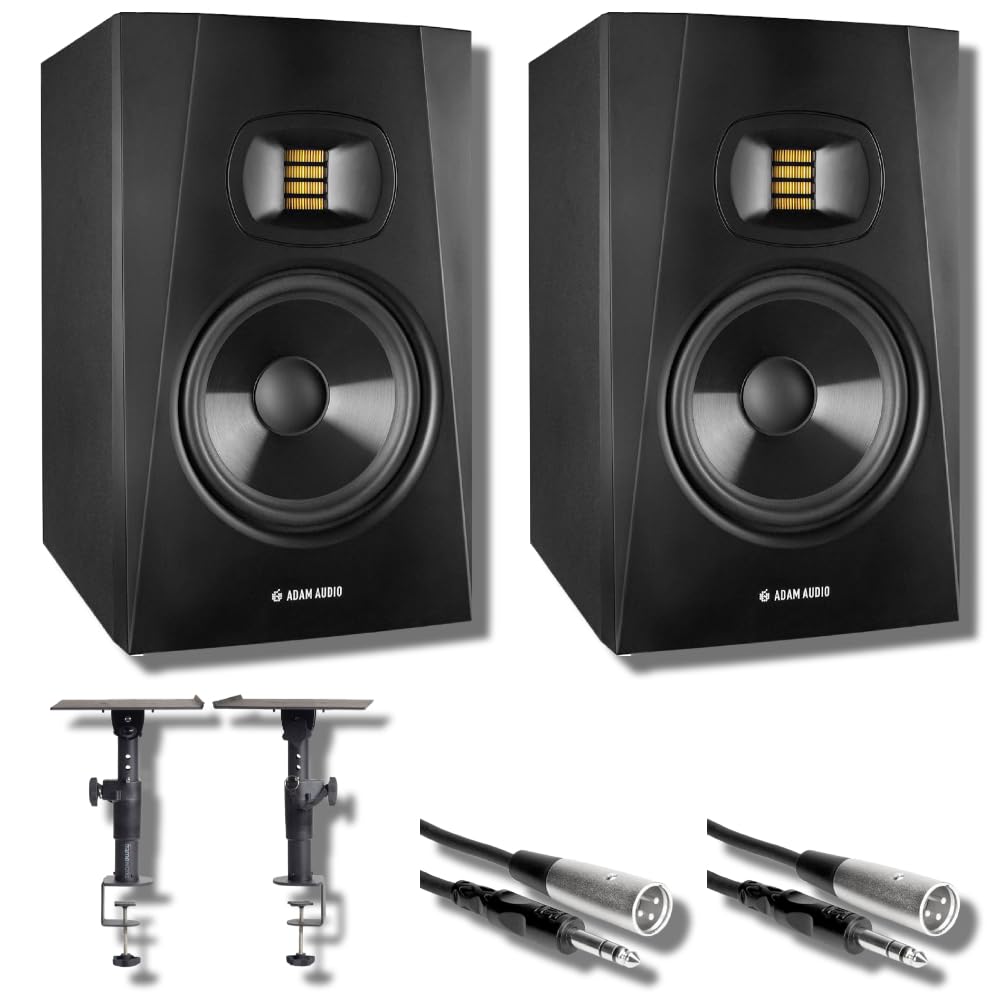 Amazon.com: Adam Audio T8V Studio Monitor (Pair) with Clamp-On