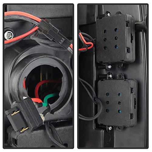 Acanii - For Smoked 2007-2013 Chevy Silverado 1500 2500 3500 Led Tail Lights Brake Lamps Left+Right Aftermarket #TOP6