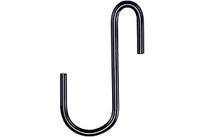 20-Pack Black S Hooks for Versatile Hanging Needs