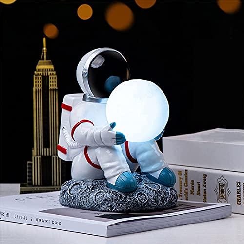 Veilleuse astronaute rechargeable S tactile avec lune impression 3D - 2