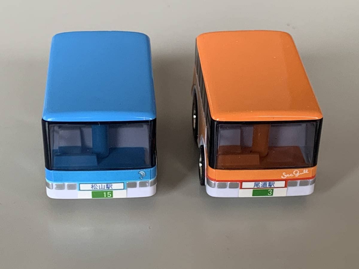 Amazon.co.jp: ◇広島県尾道市【本四バス開発 バス チョロQ 2種セット