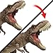 Mattel Jurassic World Chaos Theory All-Out Attack Tyrannosaurus Rex Dinosaur Action Figure Toy, T. rex with Rampage Attack, Chomp & Roar & Evolved Spikes, Digital Play