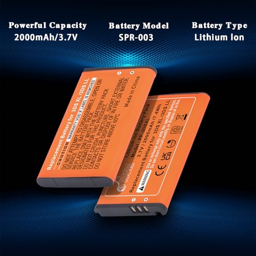 Image of Pickle Power 3DS XL Battery, 2000mAh SPR-003 Battery Replacement for Nintendo 3DSXL /New 3DSXL / 3DS LL /New 3DS LL Game Console, with Repair Tool Kit
