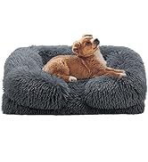 Лежак для собак середнього розміру Лежак для котів, ортопедична лежанка для домашніх тварин Лежак для маленьких середніх собак і кішок, антиковзаюча...