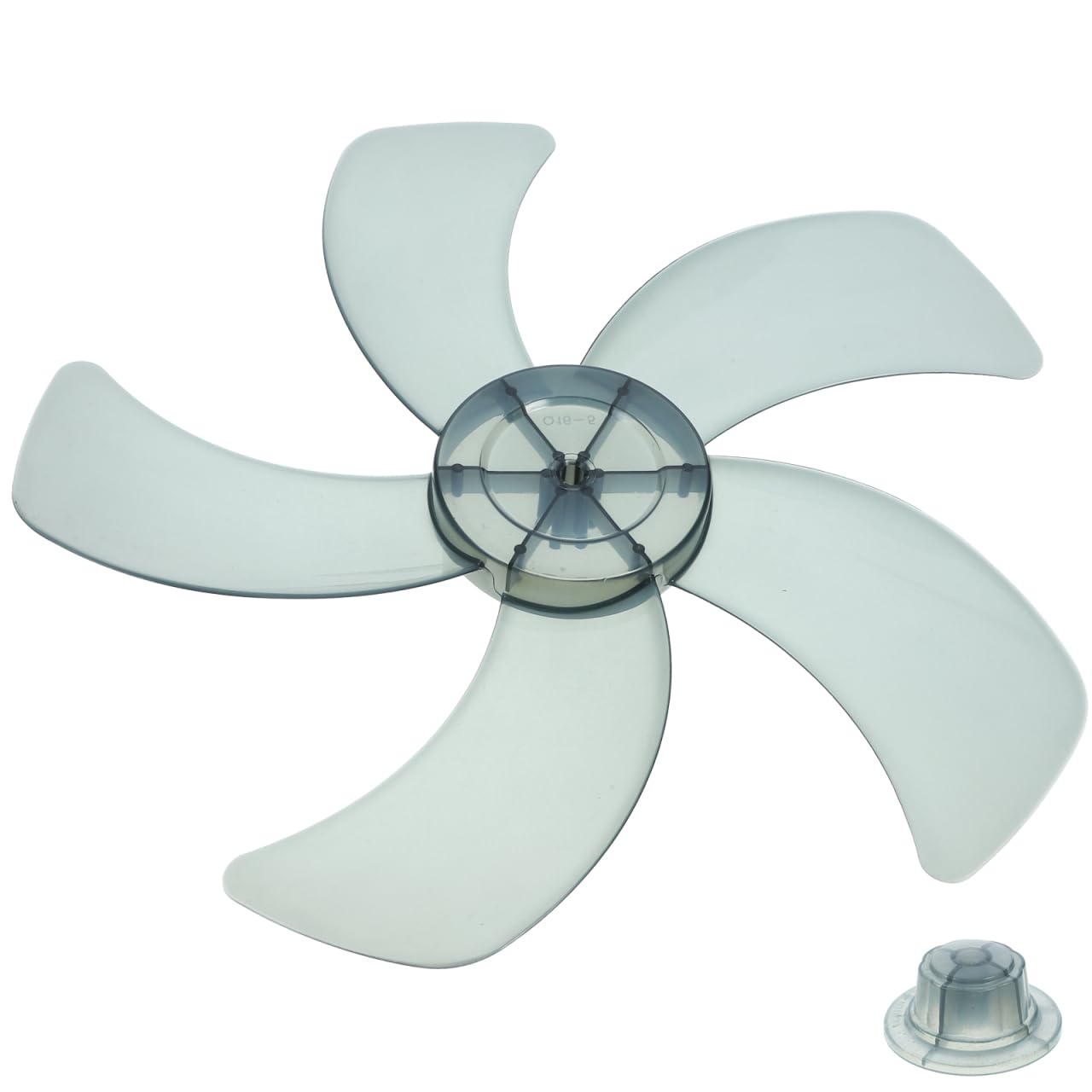Pale per Ventola Ventilatore a Pale Ricmbio 5 Foglie Trasparenti per Ventilatori da Tavolo e Piedistallo Installazione Facile Resistente e Riciclabile