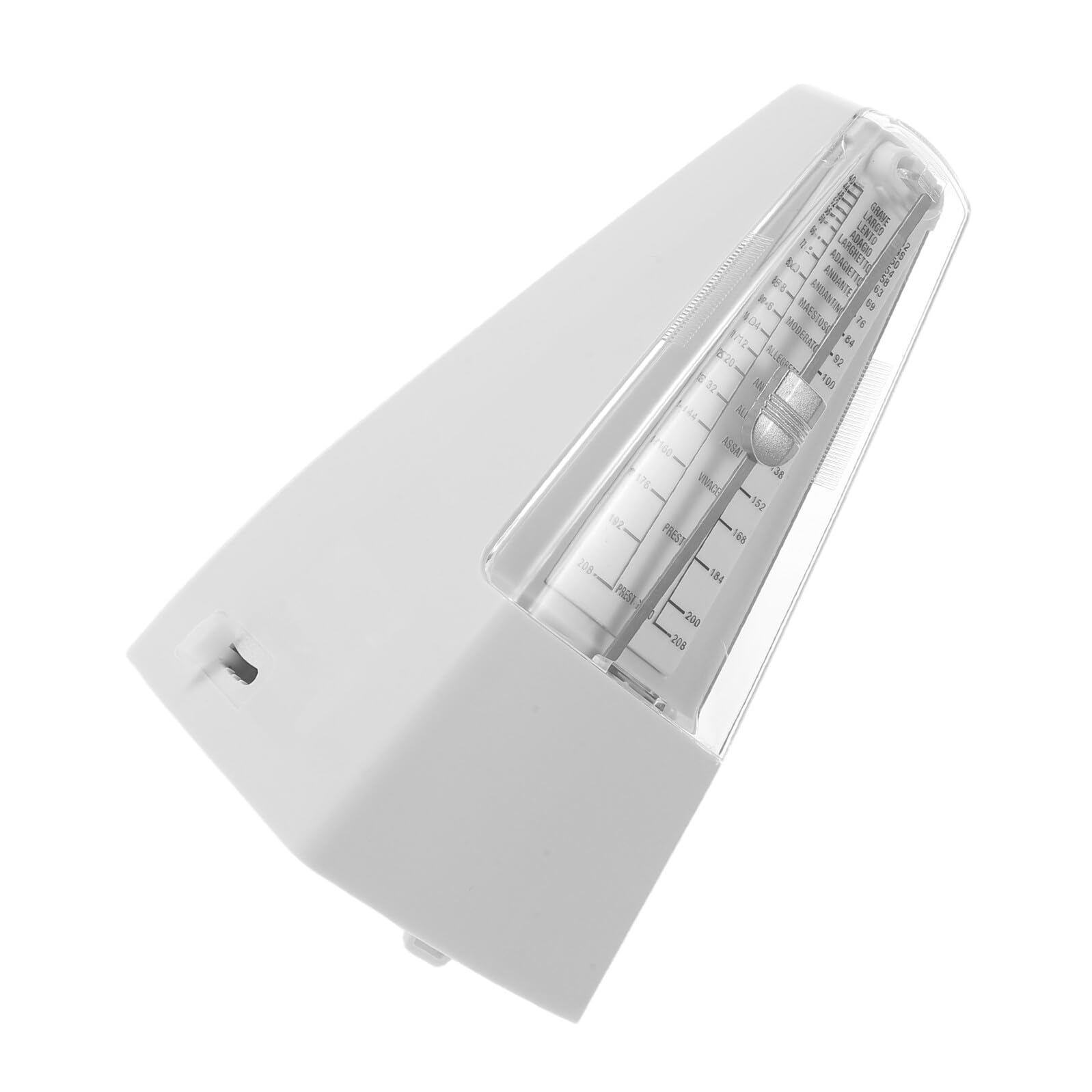 Métronome Mécanique de Piano Précis pour Guitare et Violon, Blanc