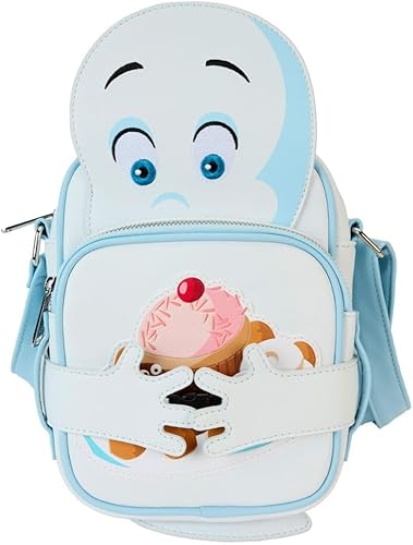 Loungefly Casper The Friendly Ghost Glow Crossbuddies Crossbody Bag with Coin Ba