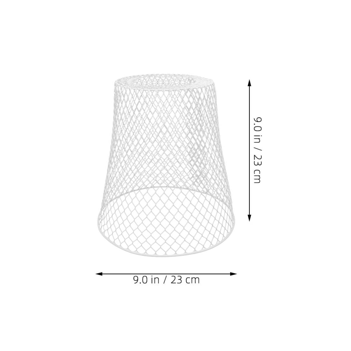 Protector de Plantas de Hierro Blanco, 5 Piezas, Jaula Reutilizable