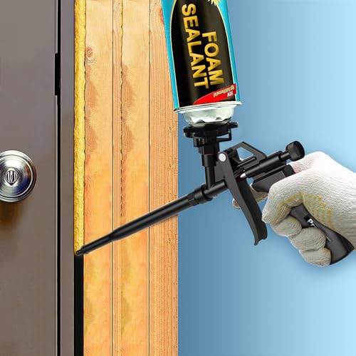 Image of Foam Gun, Preciva Professional Foaming Gun Heavy Duty PU Expanding Foam Gun Spray Application Applicator