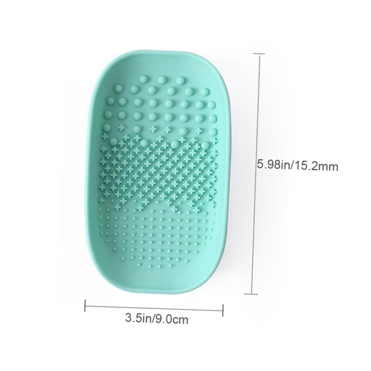 Gogogmee Makeup Brush Washing Mat Brush Cleaning Plate Cosmetic Clean Tool Easy to Clean