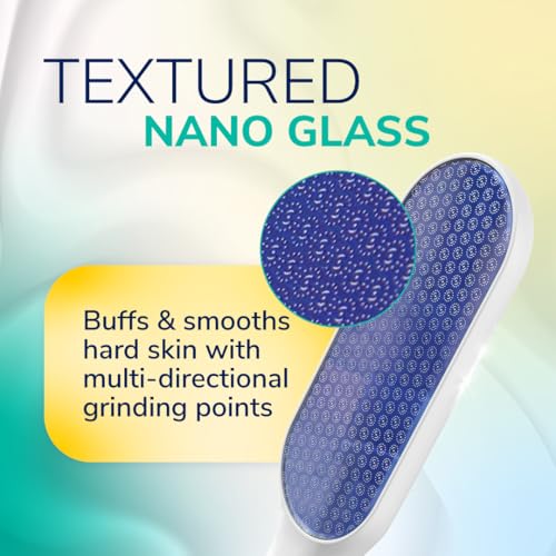 Image of Dr. Scholl's Hard Skin Remover Nano Glass Foot File - Foot Callus Remover, Durable Foot Scrubber, Dead Skin Remover, Hygienic Pedicure Tool, Long Lasting Foot Buffer, Soft Smooth Feet