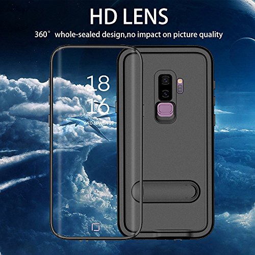 Galaxy S9 Plus Waterproof Case, Dooge Shockproof Dirtproof Snowproof Rain Proof, Heavy Duty Full Protection Case Cover With Kickstand Rugged Ip68 Certified Waterproof Case For Samsung Galaxy S9 Plus #TOP5