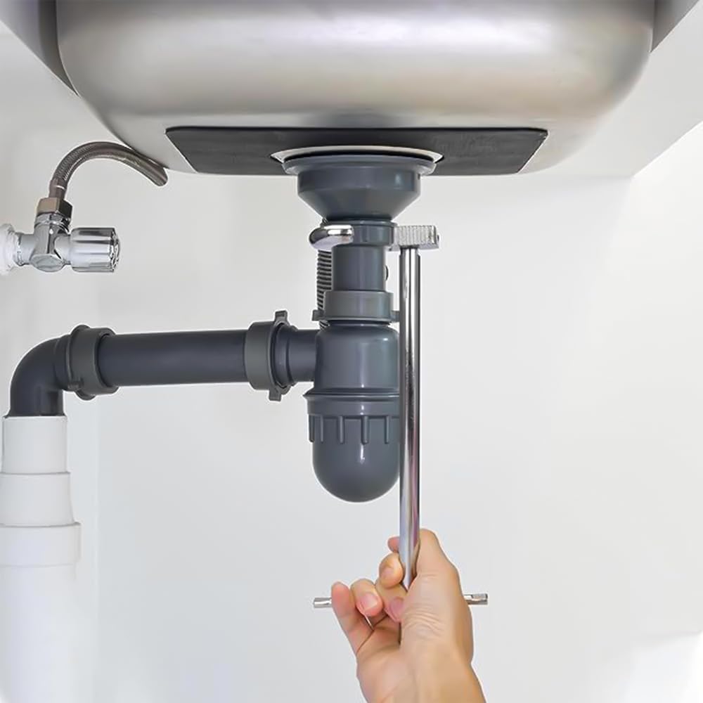 capacità della Chiave per lavabo di 12 Pollici, Chiave per lavandino, Chiave per Dadi per Rubinetto Regolabile per Fissare la Parte Posteriore e Dadi di Raccordo sotto Il lavandino