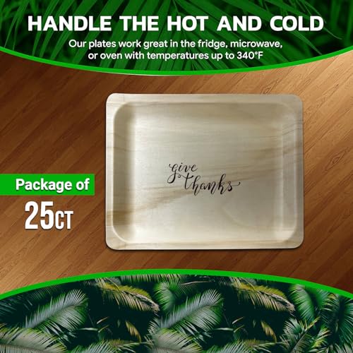 Platos de Madera 10" con Estampado Personalizado - Pack 25 miniatura 2