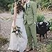 High-End Suits Retro Men Suits Linen 3 Pieces Suit for Men Summer Thin Suits Light Green Blazer Vest Pants XL
