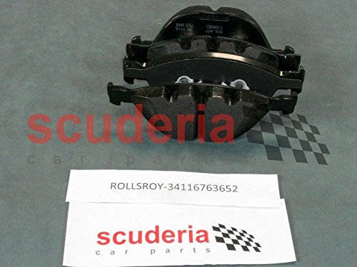 Rolls Royce 34116763652 Brake Pads Repair Kit Asbestos-Free Genuine OEM Part Fits Phantom