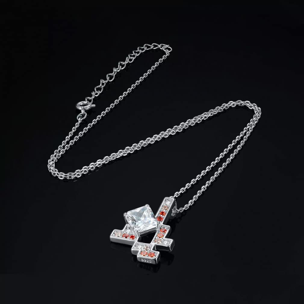 5.0ct kolorowy naszyjnik dla kobiet akcesoria prezent bez łańcucha